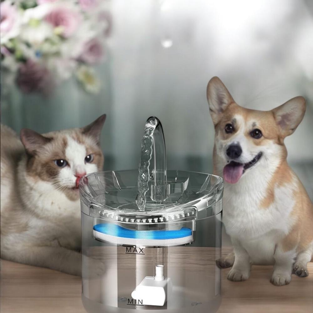 Fuente Bebedero para Gatos y Mascotas con bomba de agua USB